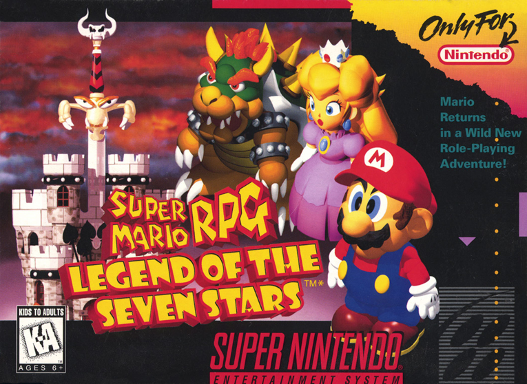 Super Mario RPG: Legend of the Seven Stars - Square, 1996 - com o chip adicional SA1