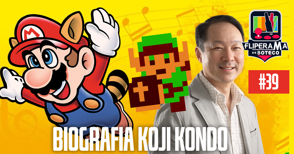 Fliperama de Boteco #39 - Biografia Koji Kondo, compositor de músicas que marcaram gerações
