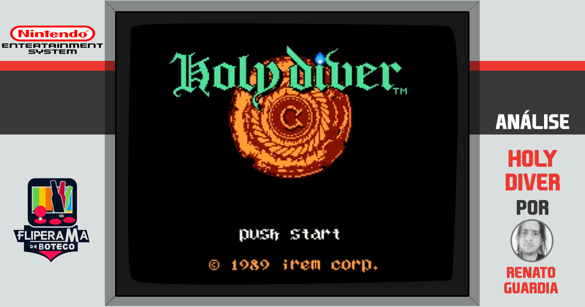 Holy Diver,  o Jogo do NES que demorou quase 30 anos para chegar no ocidente