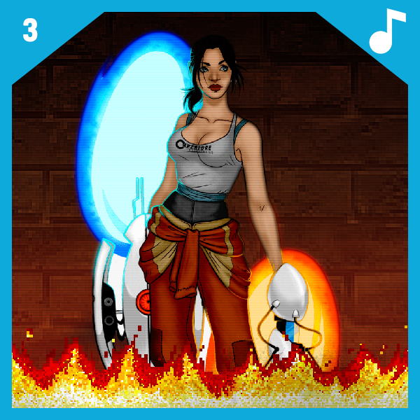 Fliperama Cover 03 – Portal – Still Alive