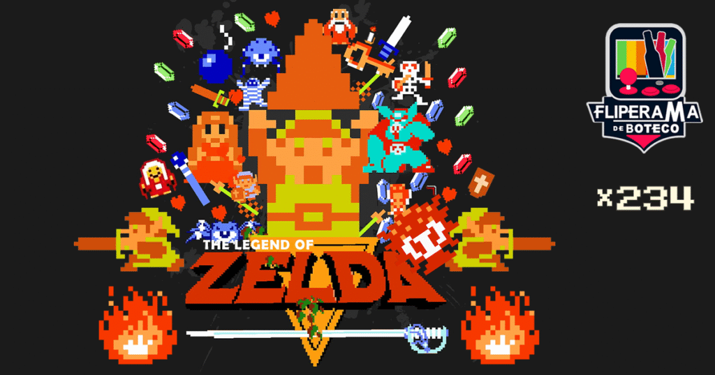 Fliperama de Boteco #234 - The Legend of Zelda (NES)