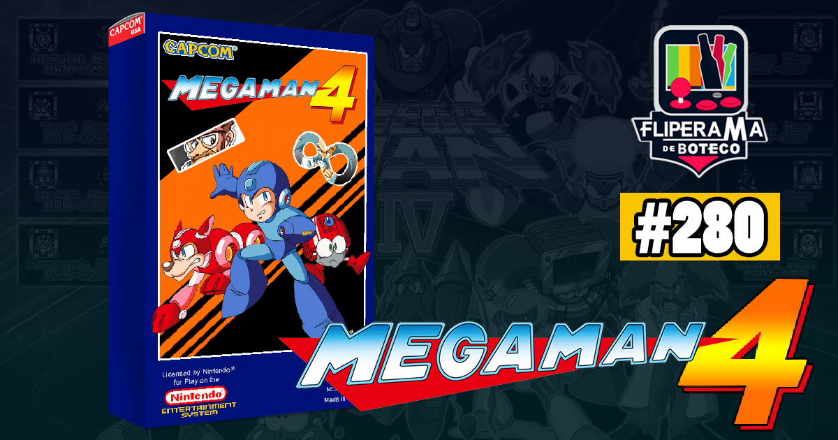 Fliperama de Boteco #280 - Megaman 4