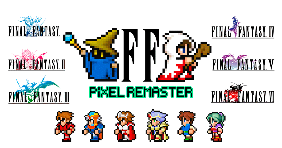 Final Fantasy Pixel Remasters Recebe Nova Atualização Enquanto a Série Passa de 200 Milhões de Vendas