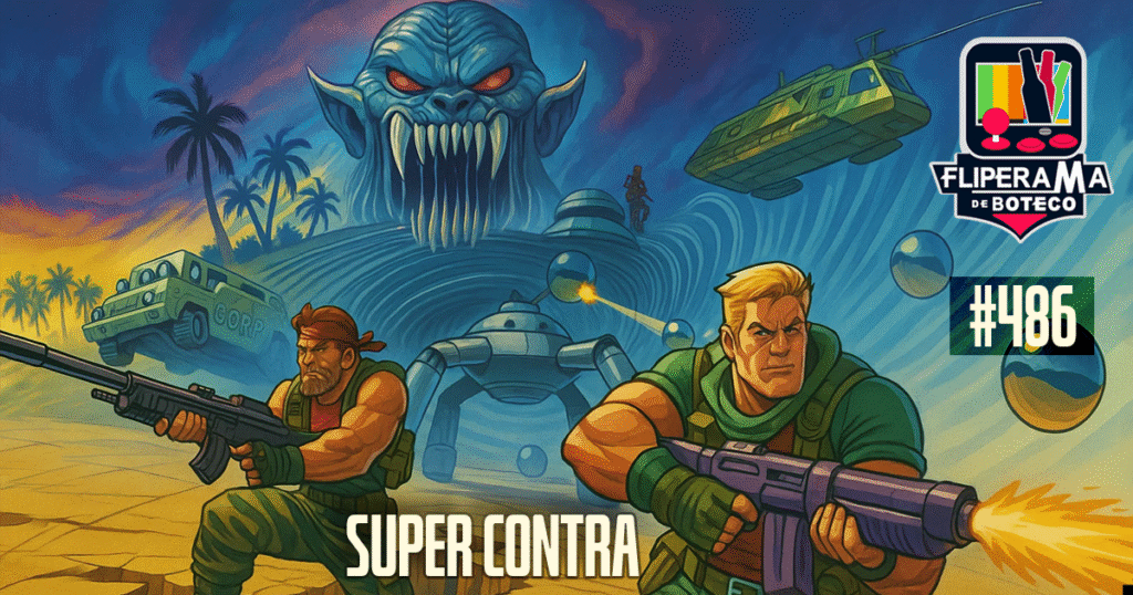 Fliperama de Boteco #486 - Super Contra (Super C)