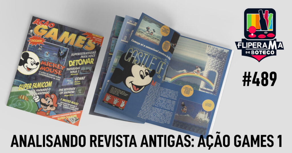 Fliperama de Boteco #489 - Analisando Revistas Antigas: Ação Games 1