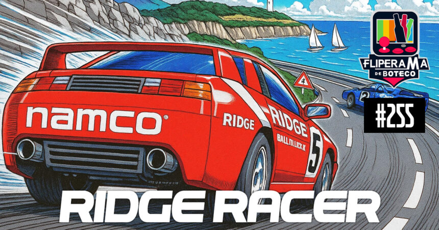 Fliperama de Boteco #255 - Ridge Racer (Arcade e Play 1)